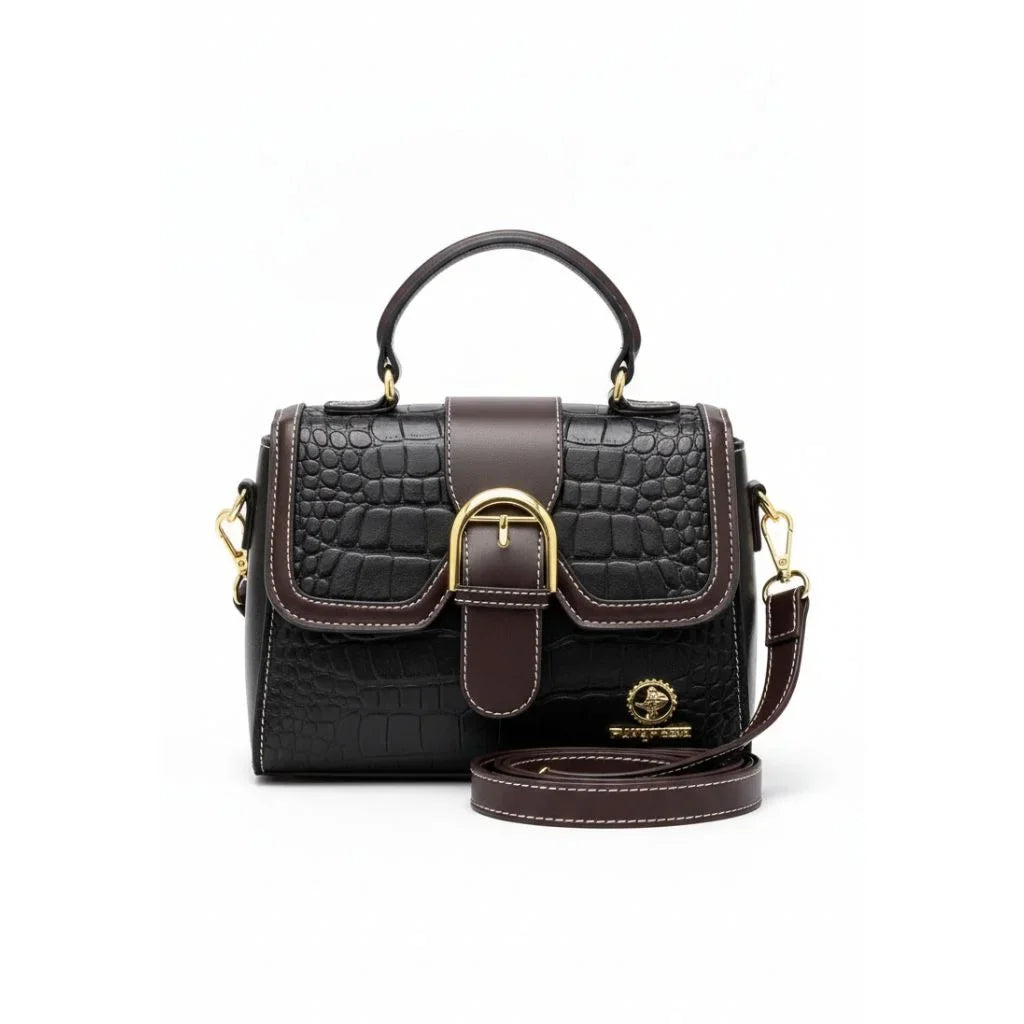Regal Croc Lock Satchel