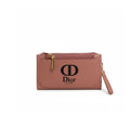 Noir Luxe Multi-Zip Wristlet Bag