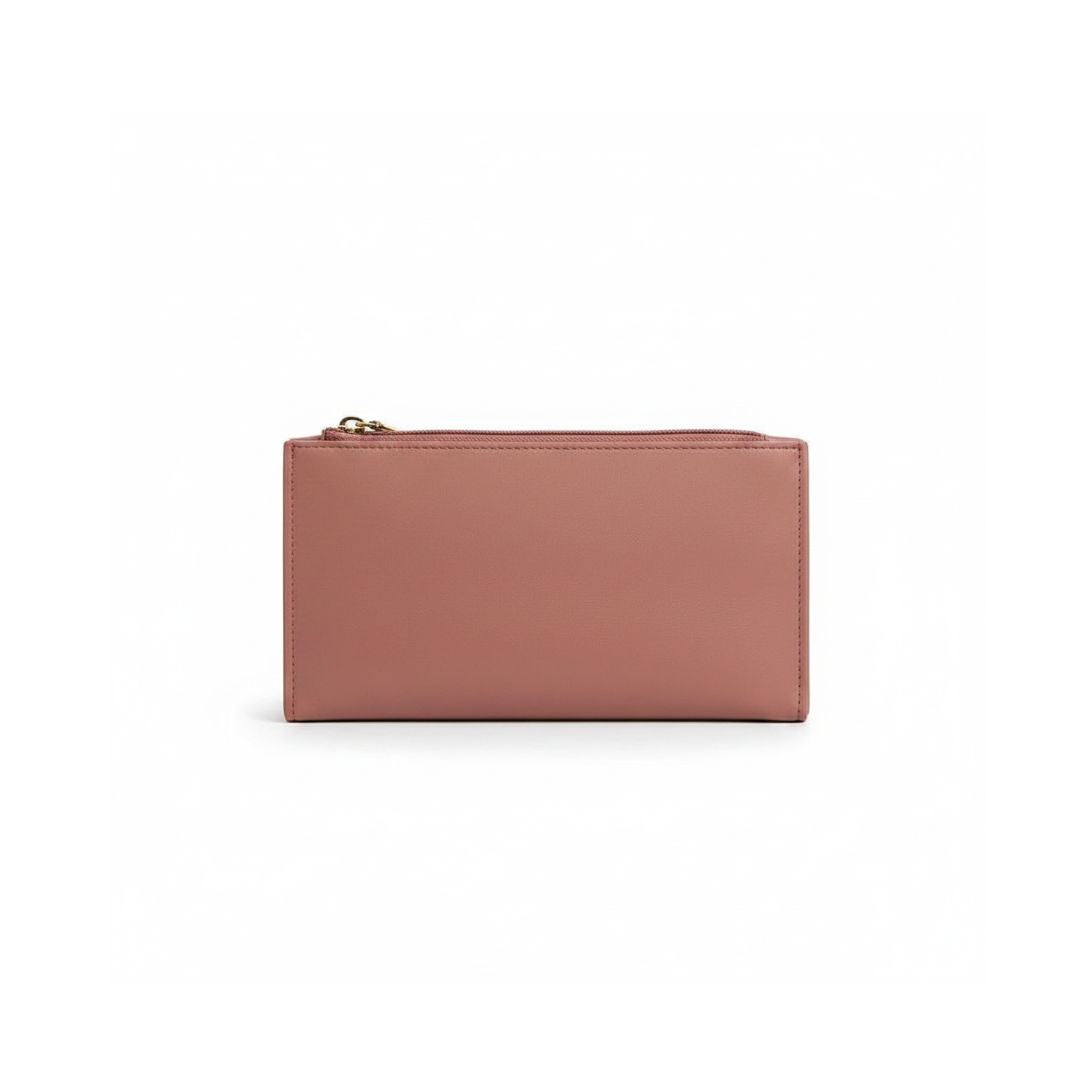 Noir Luxe Multi-Zip Wristlet Bag