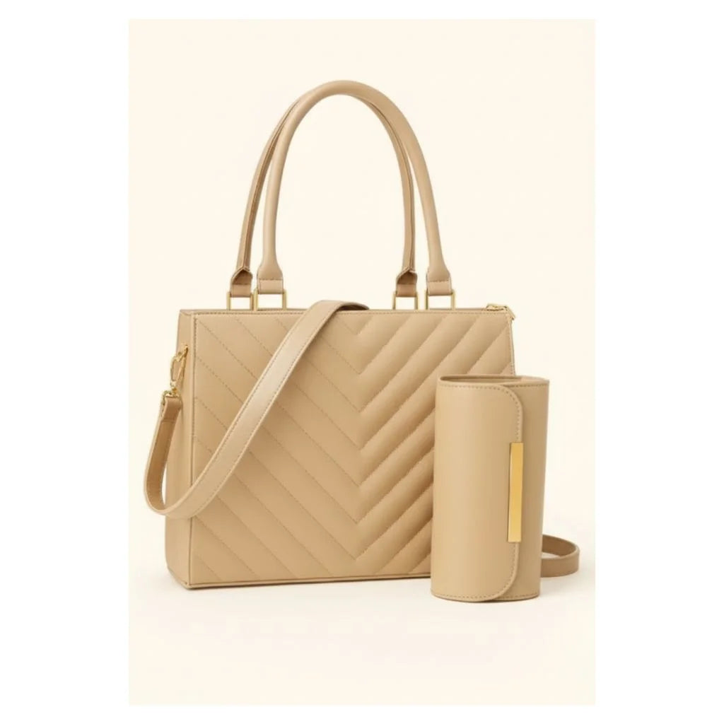 Chevron Luxe Work Tote
