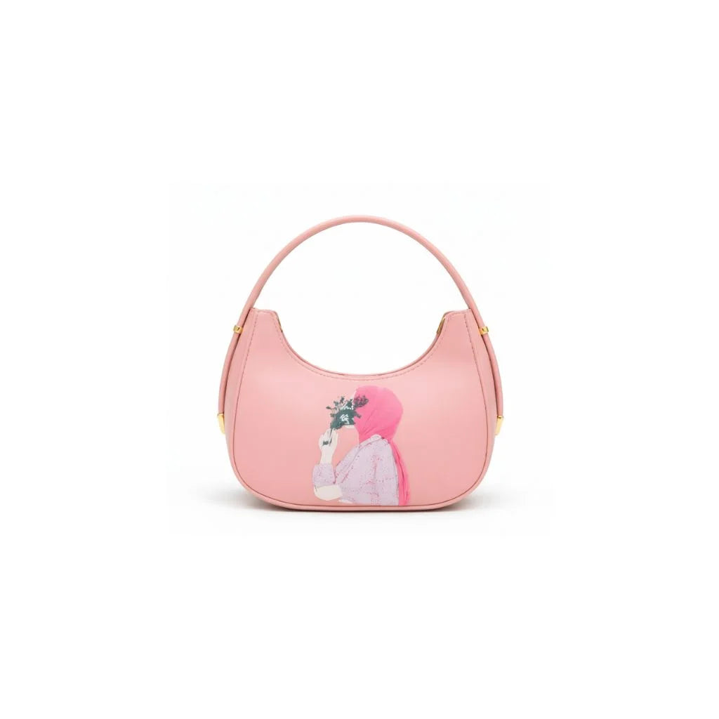 Serene Crescent Hobo Bag