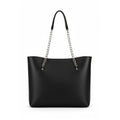 Noir Chain Luxe Tote