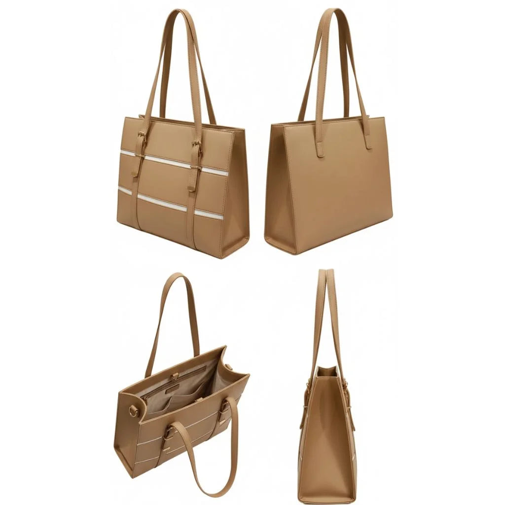 Linear Luxe Tote
