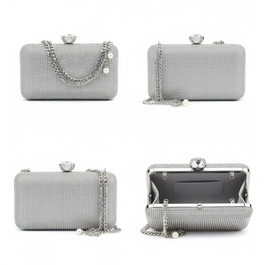 Shine Drop Luxe Clutch