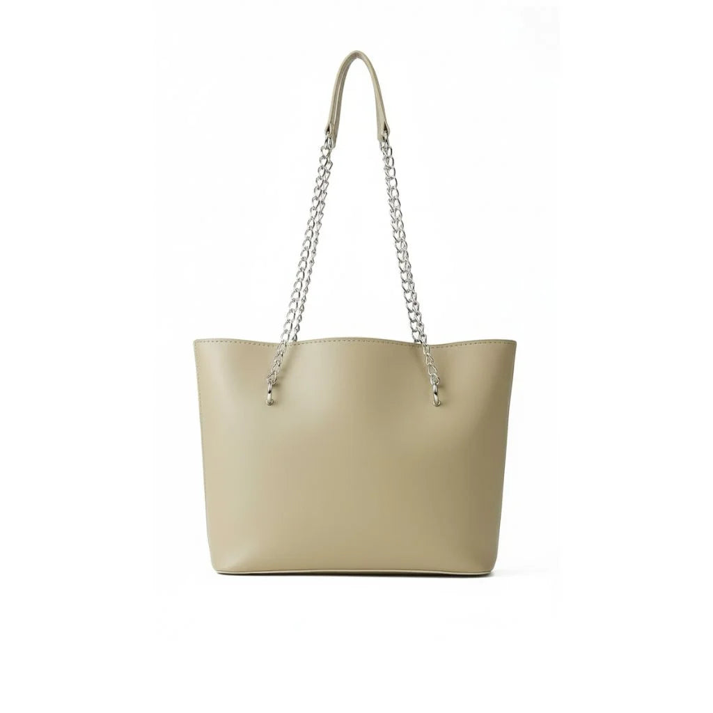 Noir Chain Luxe Tote