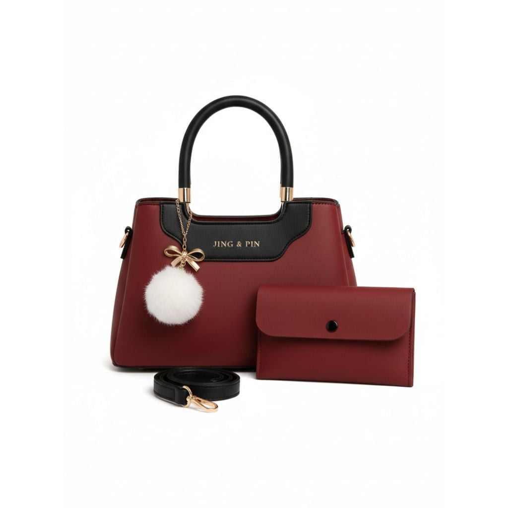 Scarlet Charm Satchel Set