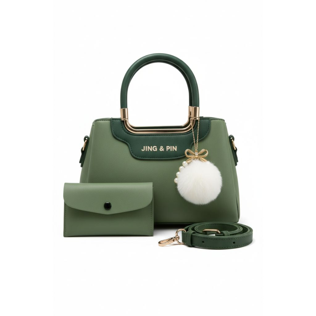 Scarlet Charm Satchel Set