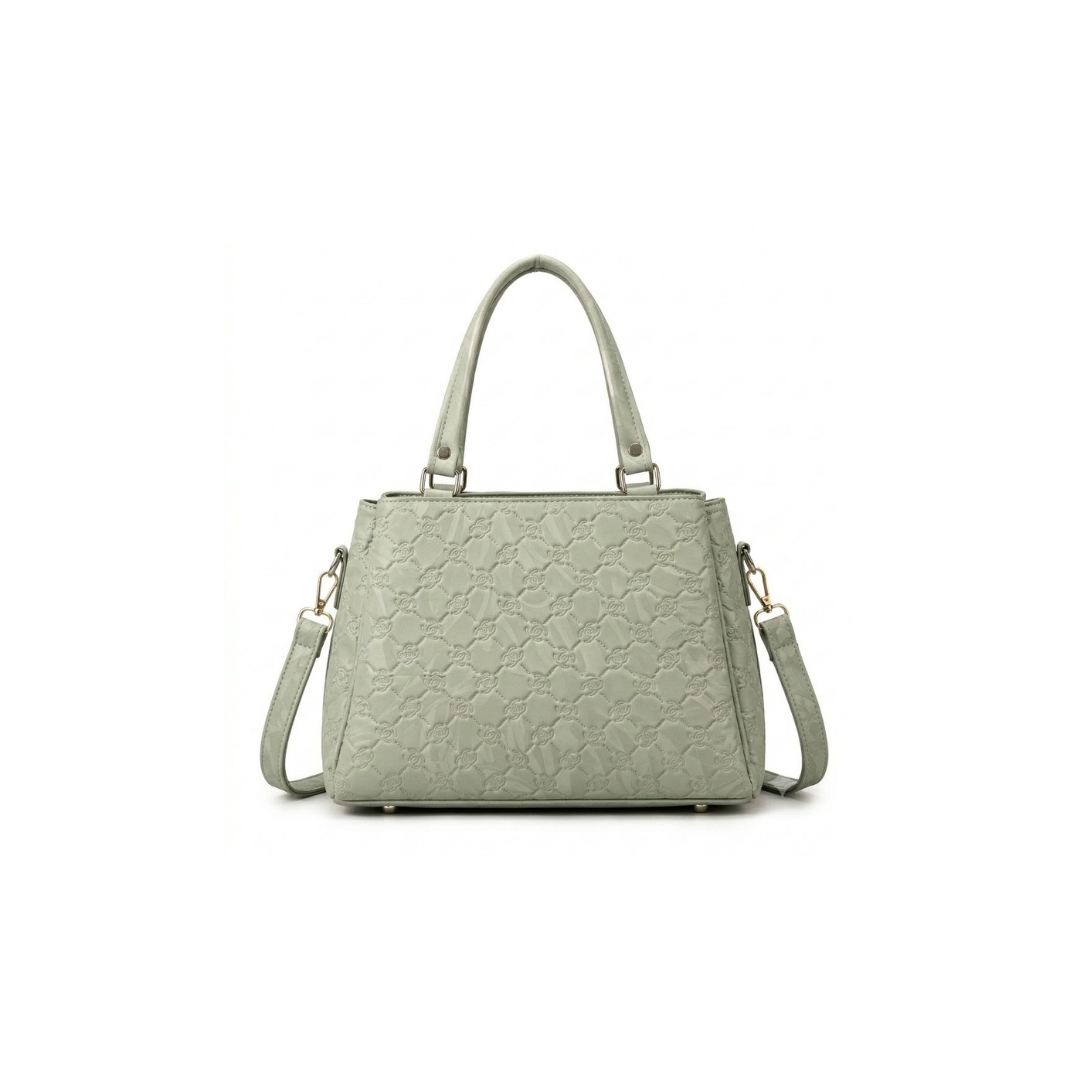 Seraphina Quilted Textured Satchel Bag