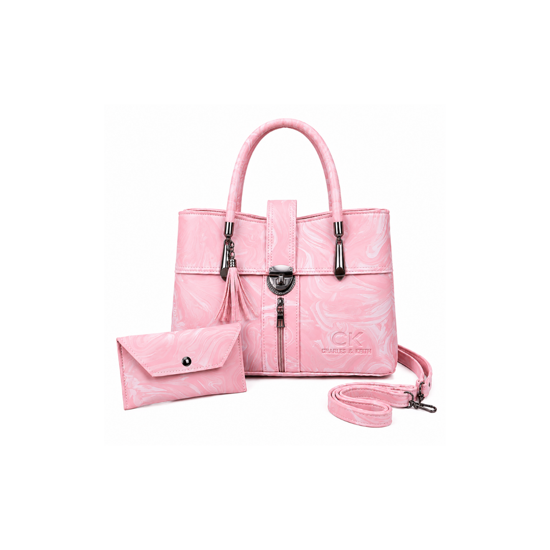 Luxury Vegan Leather Tote with Matching Wallet