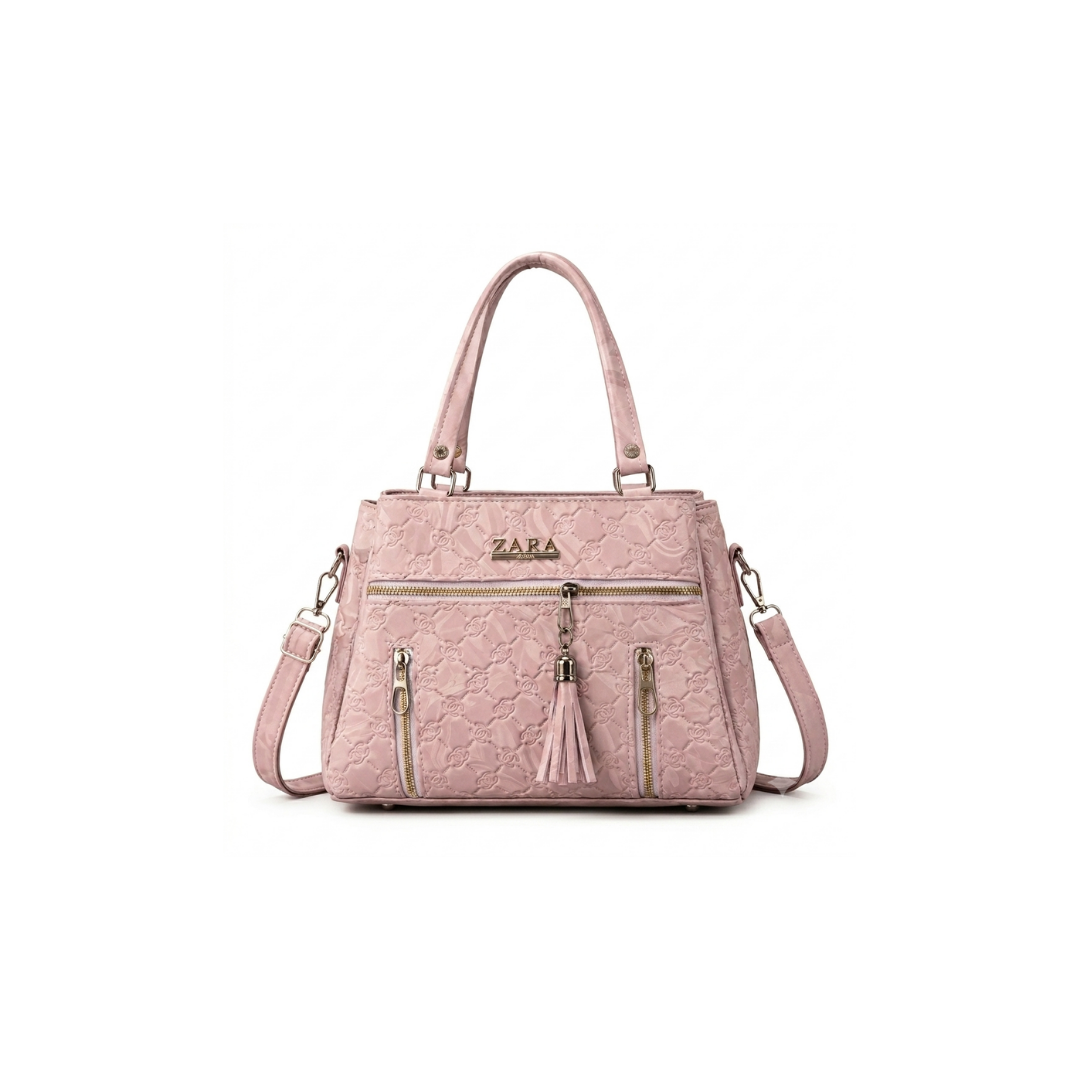 Seraphina Quilted Textured Satchel Bag