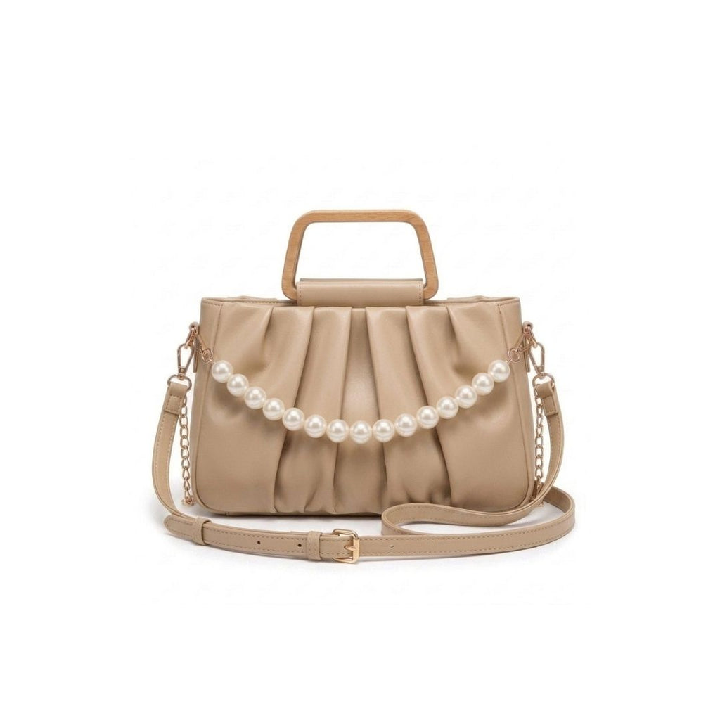 Pearl Luxe Vintage Frame Handbag