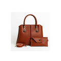Sierra Luxe Structured Top Handle Handbag