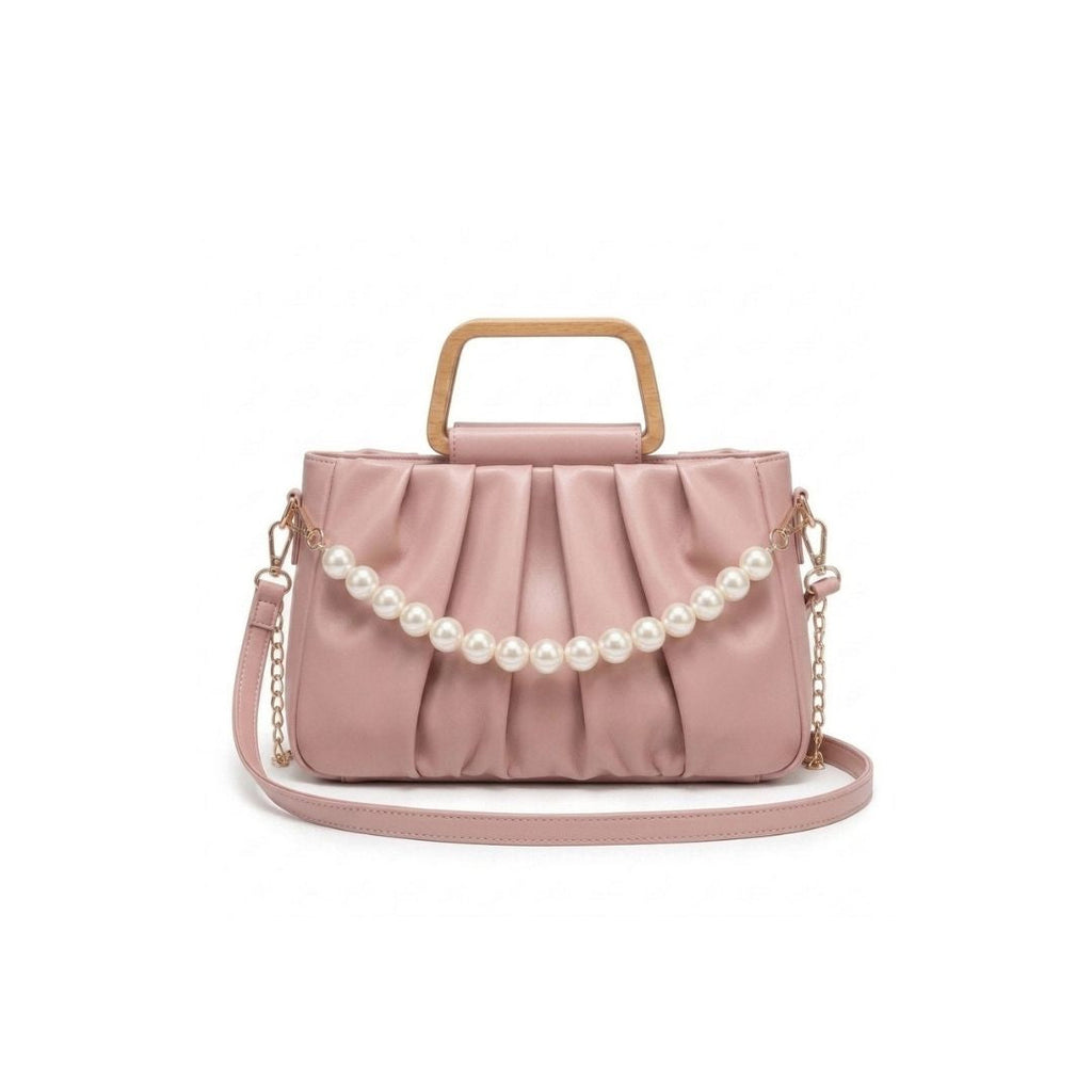 Pearl Luxe Vintage Frame Handbag