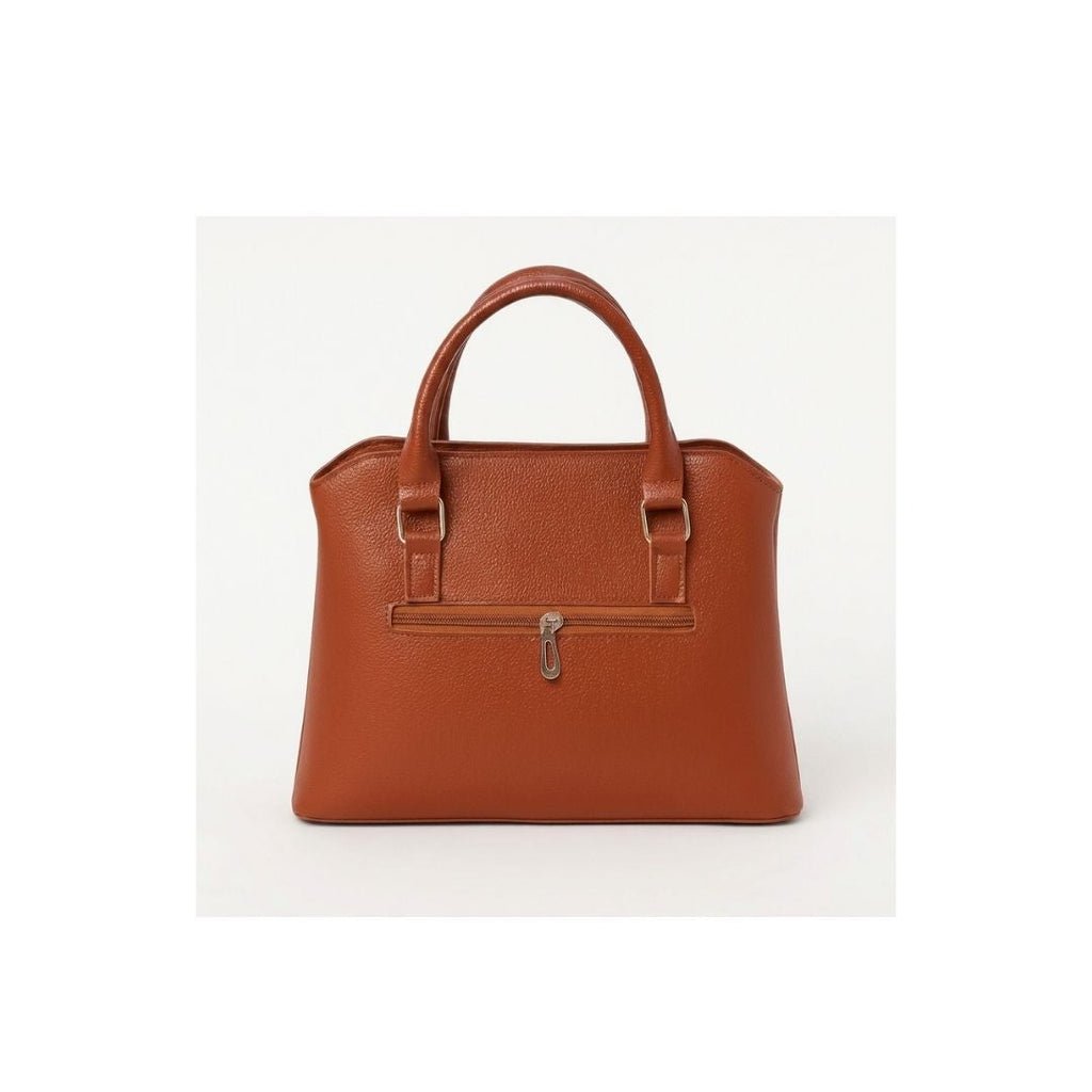Sierra Luxe Structured Top Handle Handbag