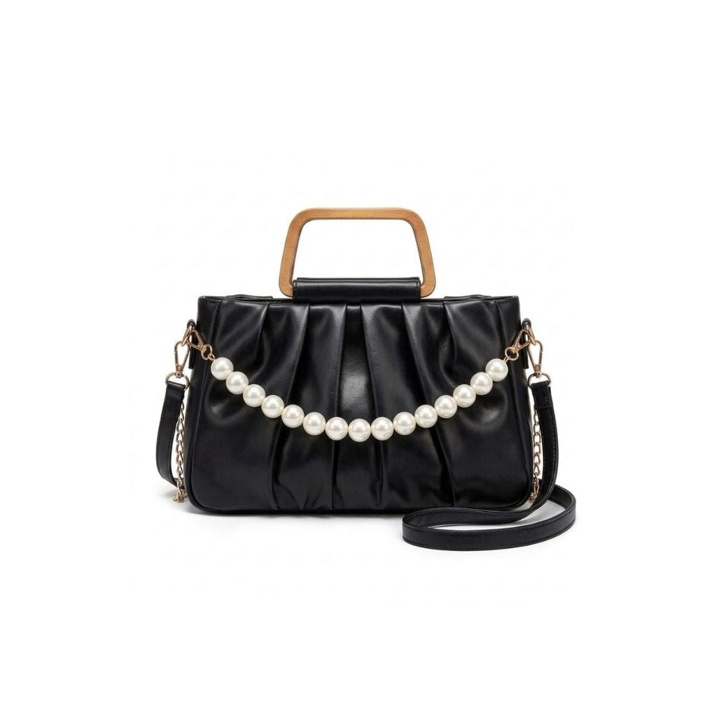 Pearl Luxe Vintage Frame Handbag