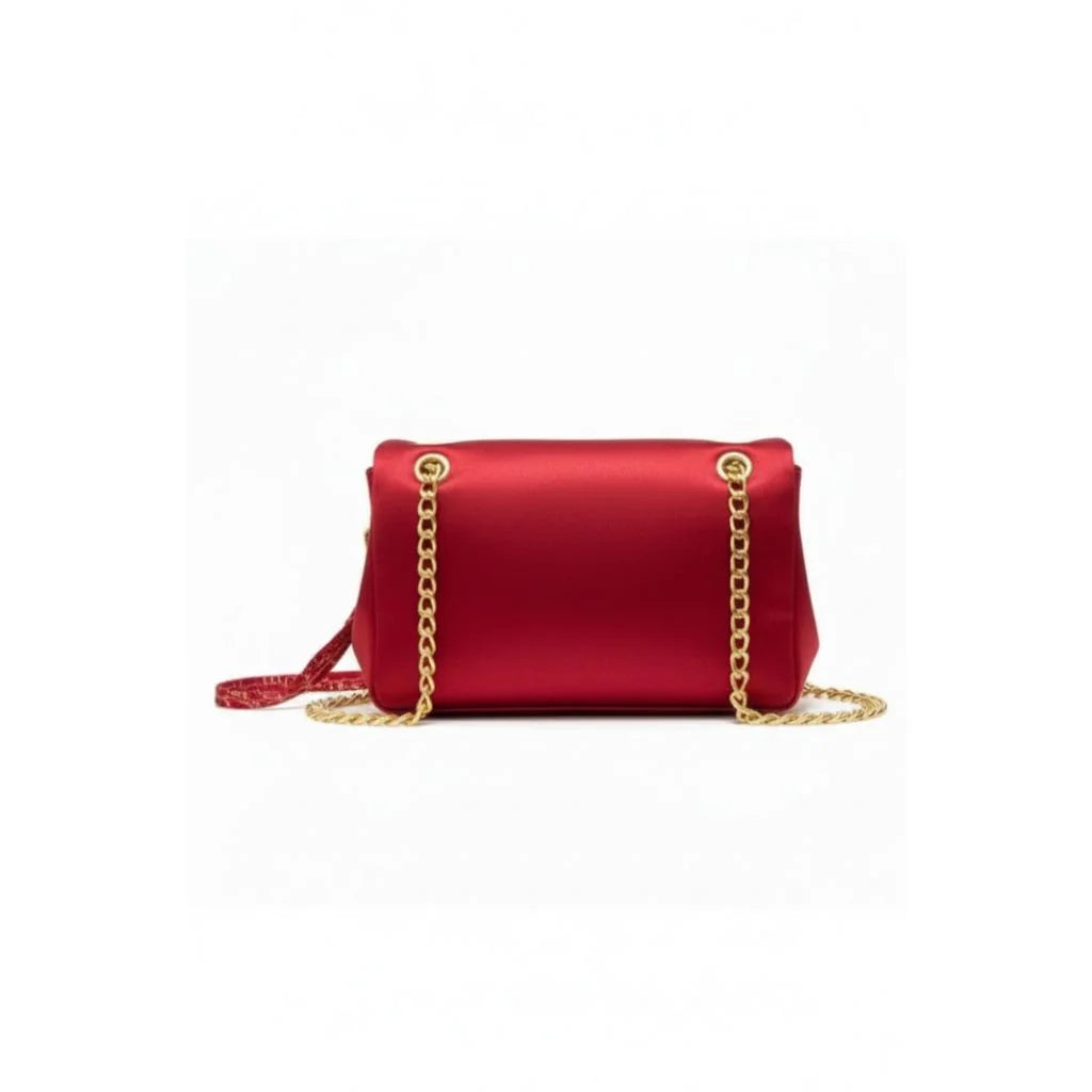 Luxe Weave Chain Clutch
