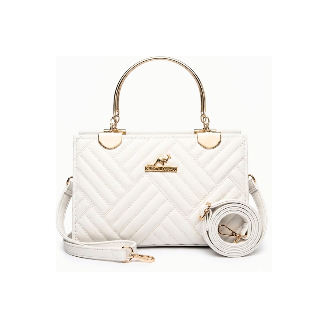Royale Chevron Quilted Satchel Bag