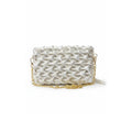 Luxe Weave Chain Clutch