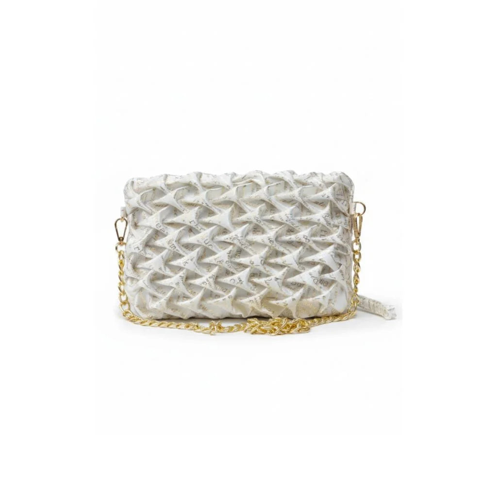 Luxe Weave Chain Clutch