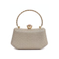 Crystal Handle Evening Clutch