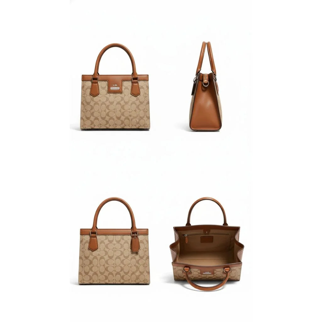 Signature Structured Tote Handbag