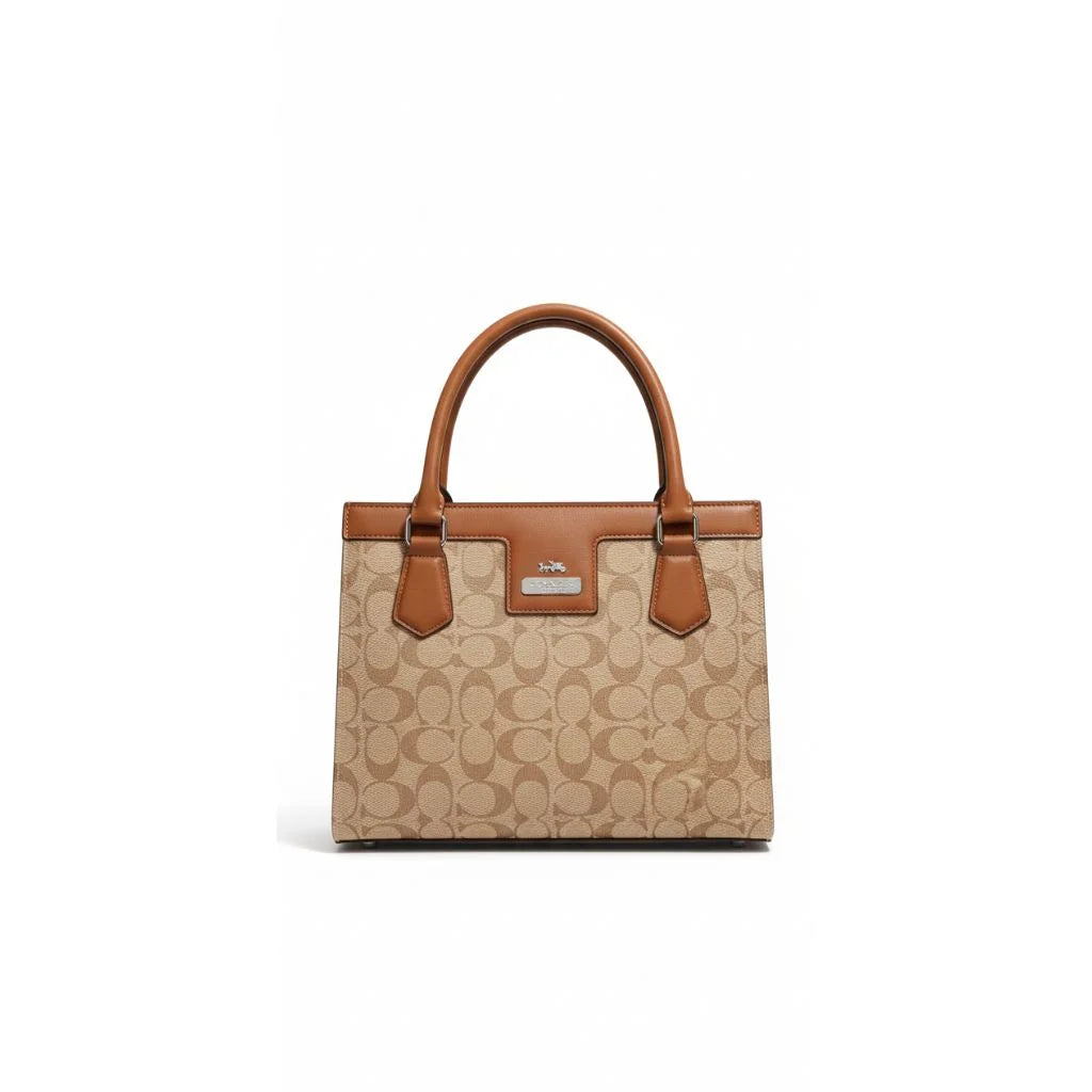 Signature Structured Tote Handbag