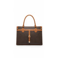 Structured Top-Handle Satchel Handbag