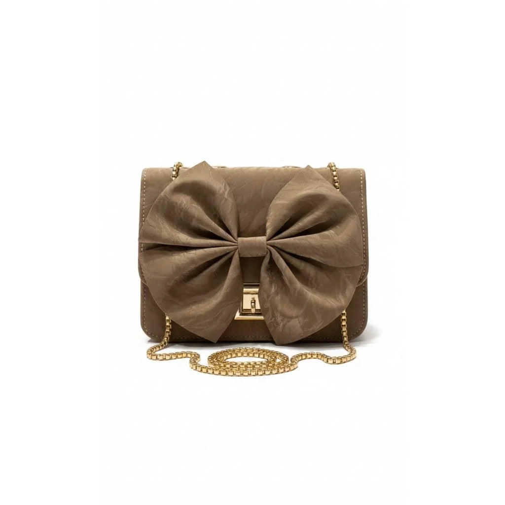 Pearl Bow Luxe Clutch