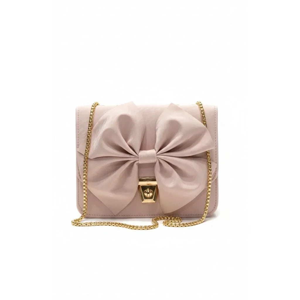 Pearl Bow Luxe Clutch