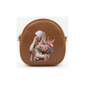Hijabi Printed Crossbody Sling Bag with Flowers