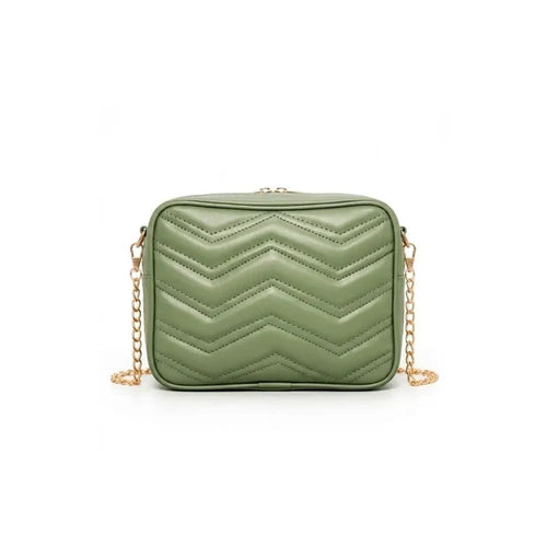 Luna Luxe Quilted Chain Crossbody Bag