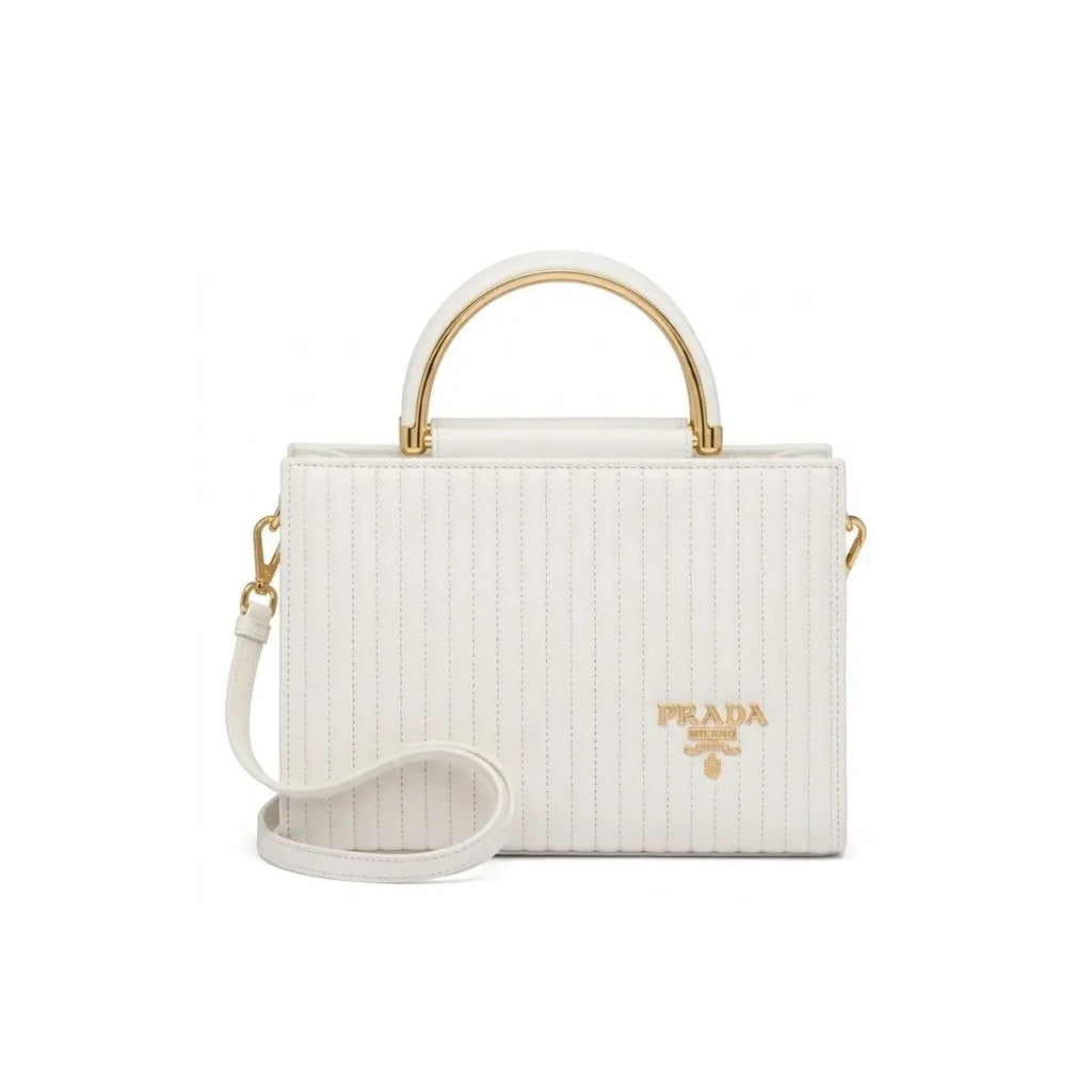 Luxe Line Mini Structured Top Handle Bag