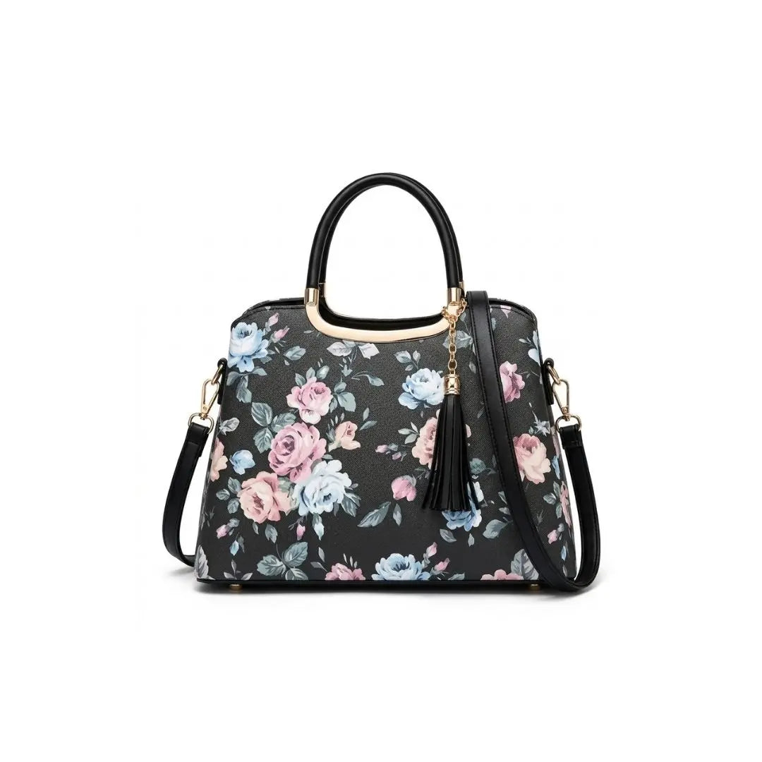 Flora Vogue Signature Floral Satchel