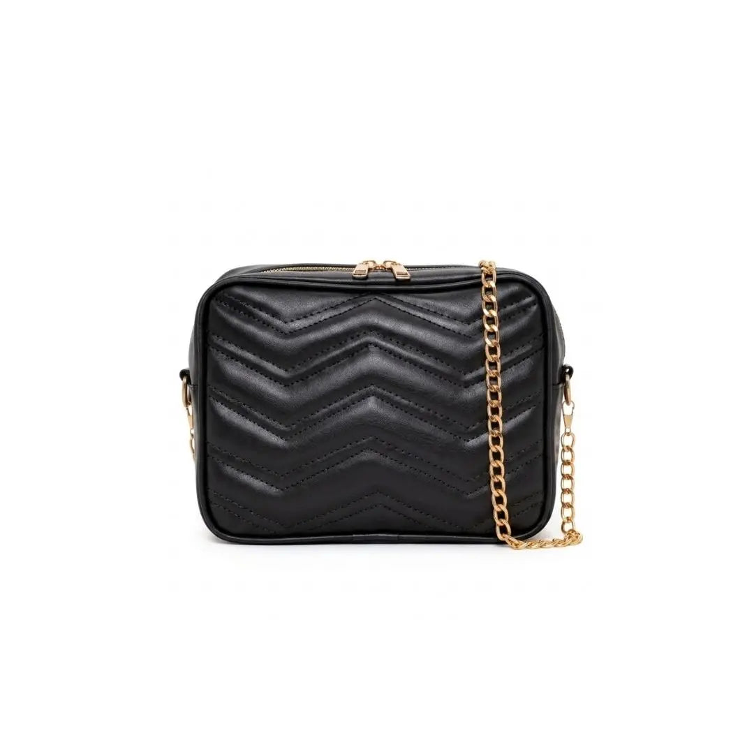 Luna Luxe Quilted Chain Crossbody Bag