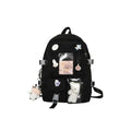 Urban Kawaii Charm Multi-Pocket Backpack