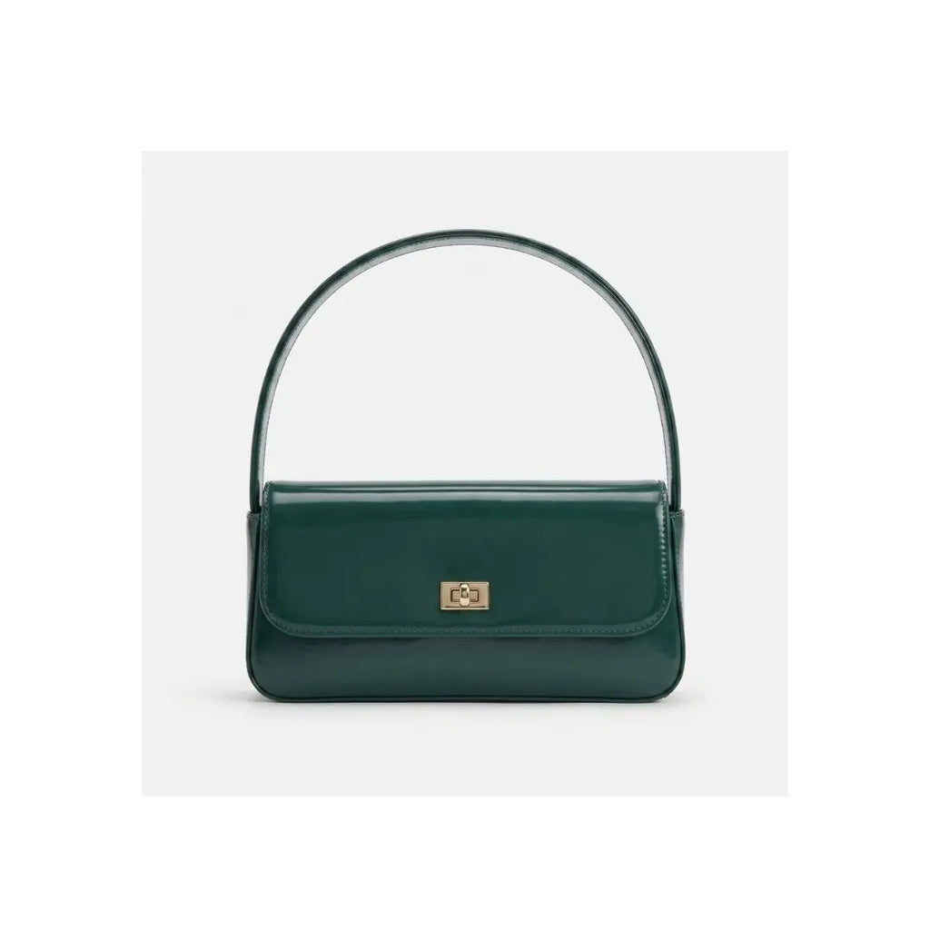 Ruby Eclat Patent Top Handle Bag