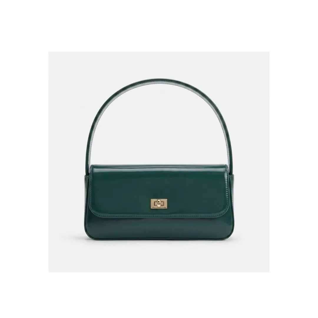 Ruby Eclat Patent Top Handle Bag