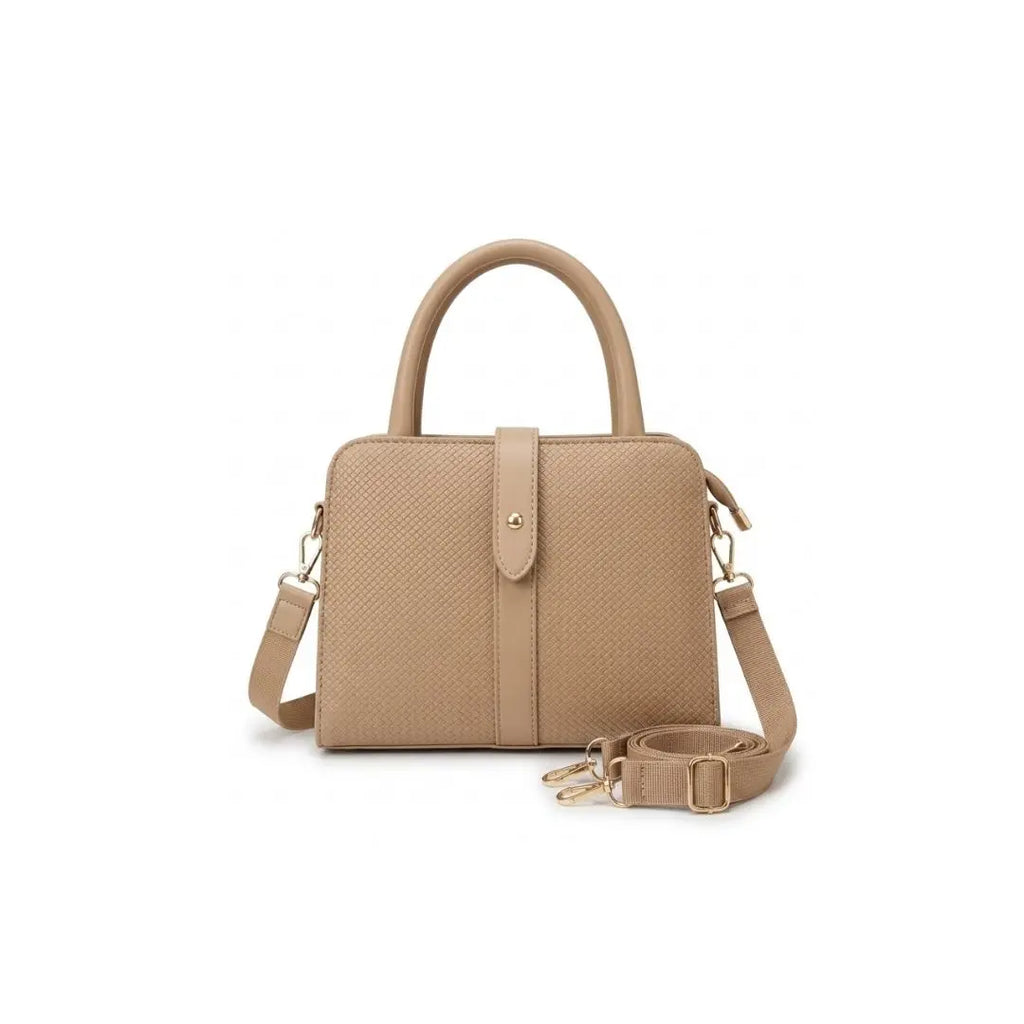 Sienna Luxe Structured Top Handle Handbag