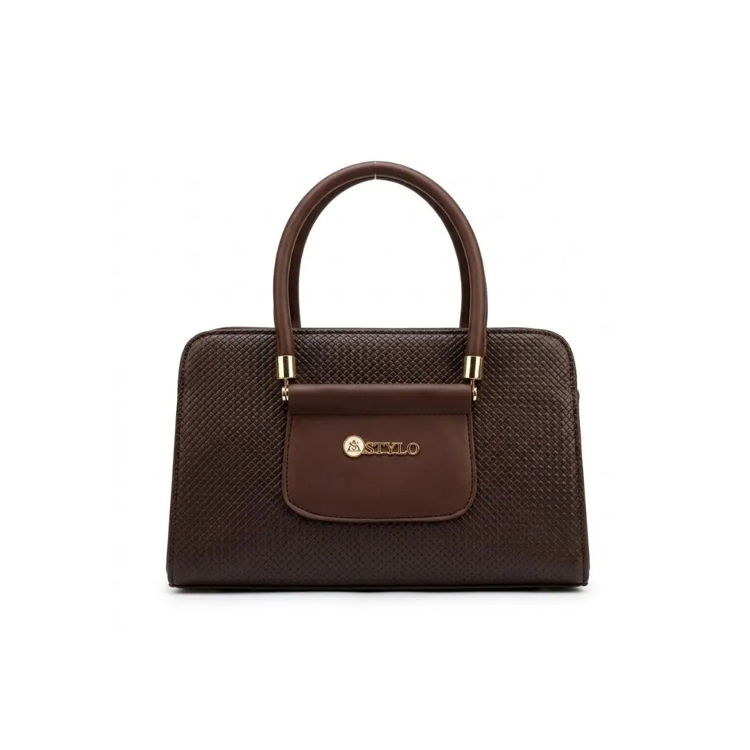 Luxe Haven Structured Tote Handbag