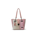 Rose Elegance Structured Tote Handbag