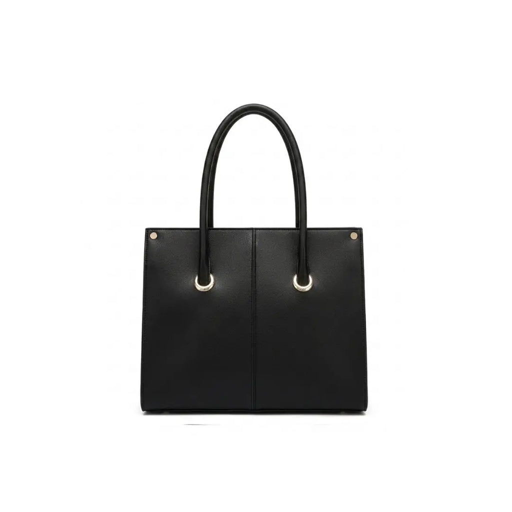 Noir Luxe Charm Tote