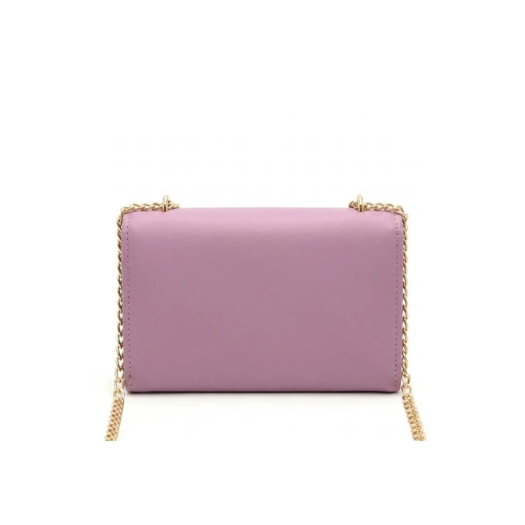 Sleek Chain Flap Crossbody