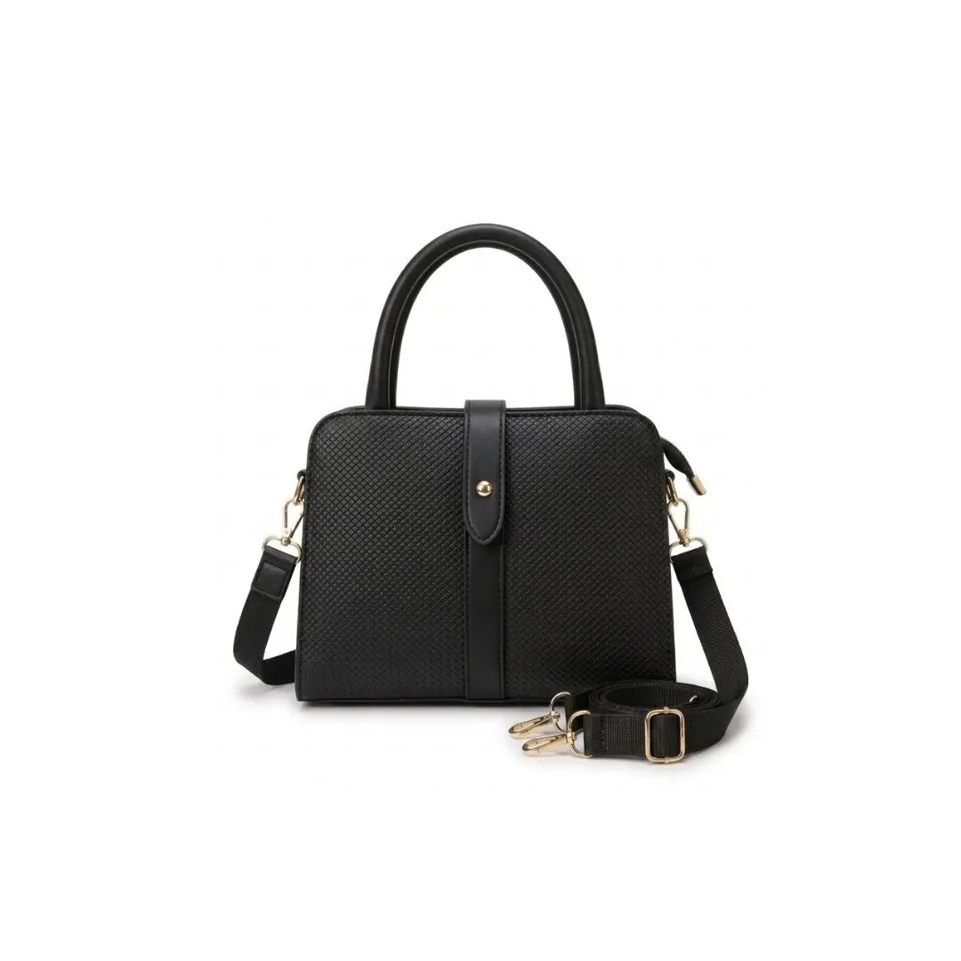 Sienna Luxe Structured Top Handle Handbag
