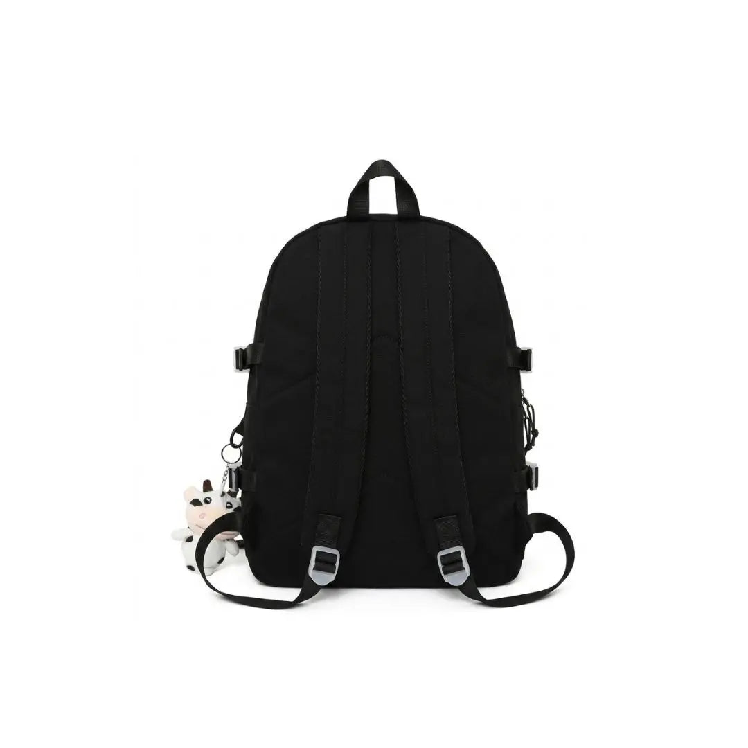 Urban Kawaii Charm Multi-Pocket Backpack