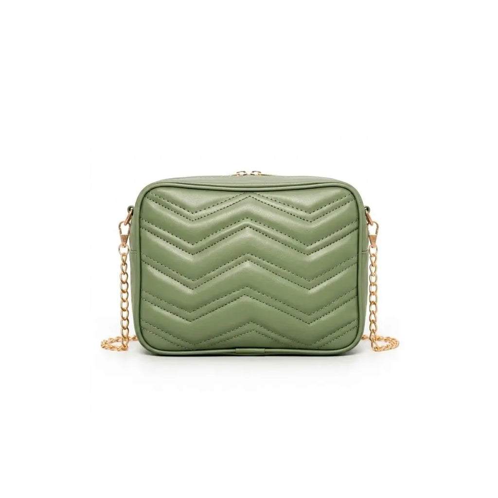 Luna Luxe Quilted Chain Crossbody Bag