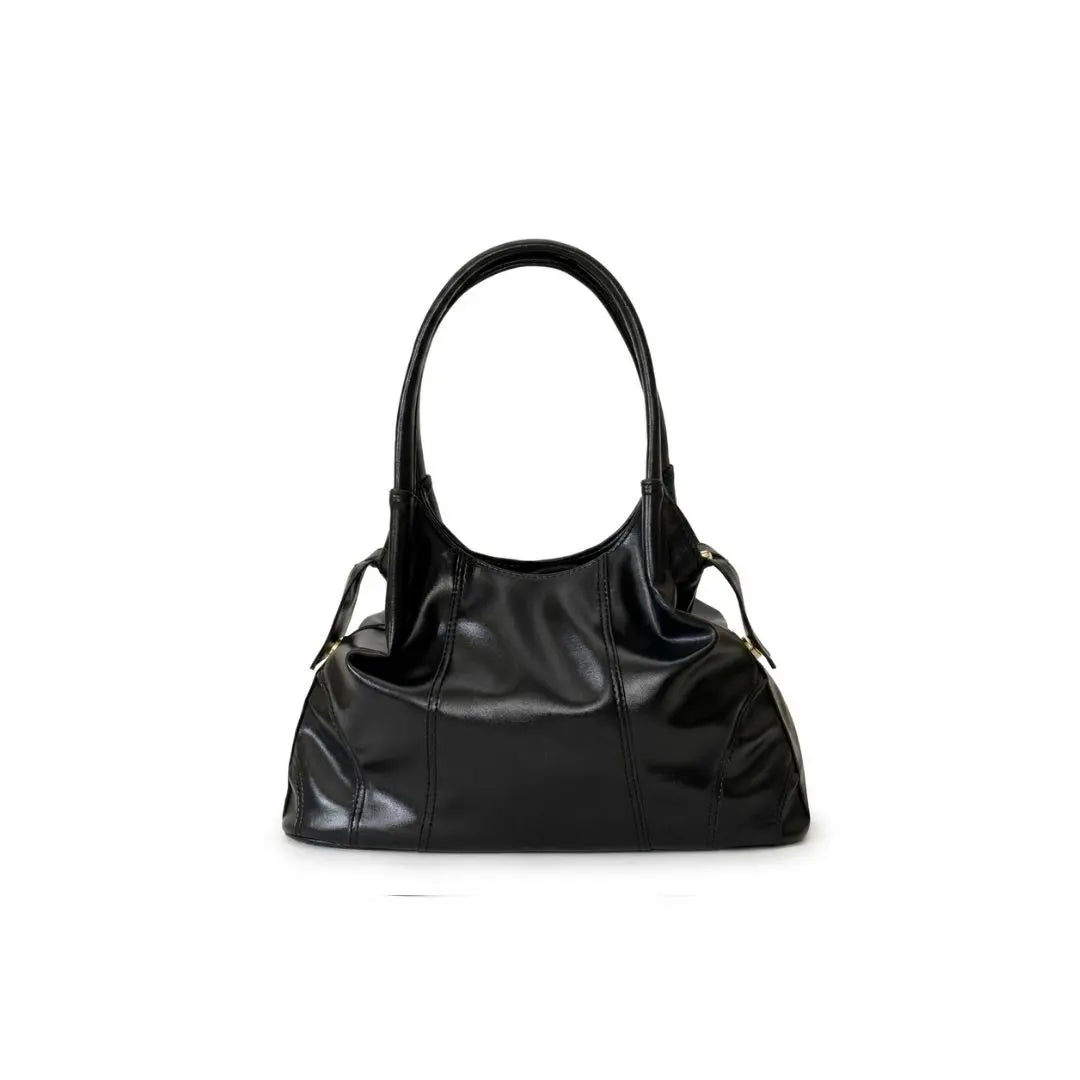 Midnight Luxe Slouch Shoulder Bag