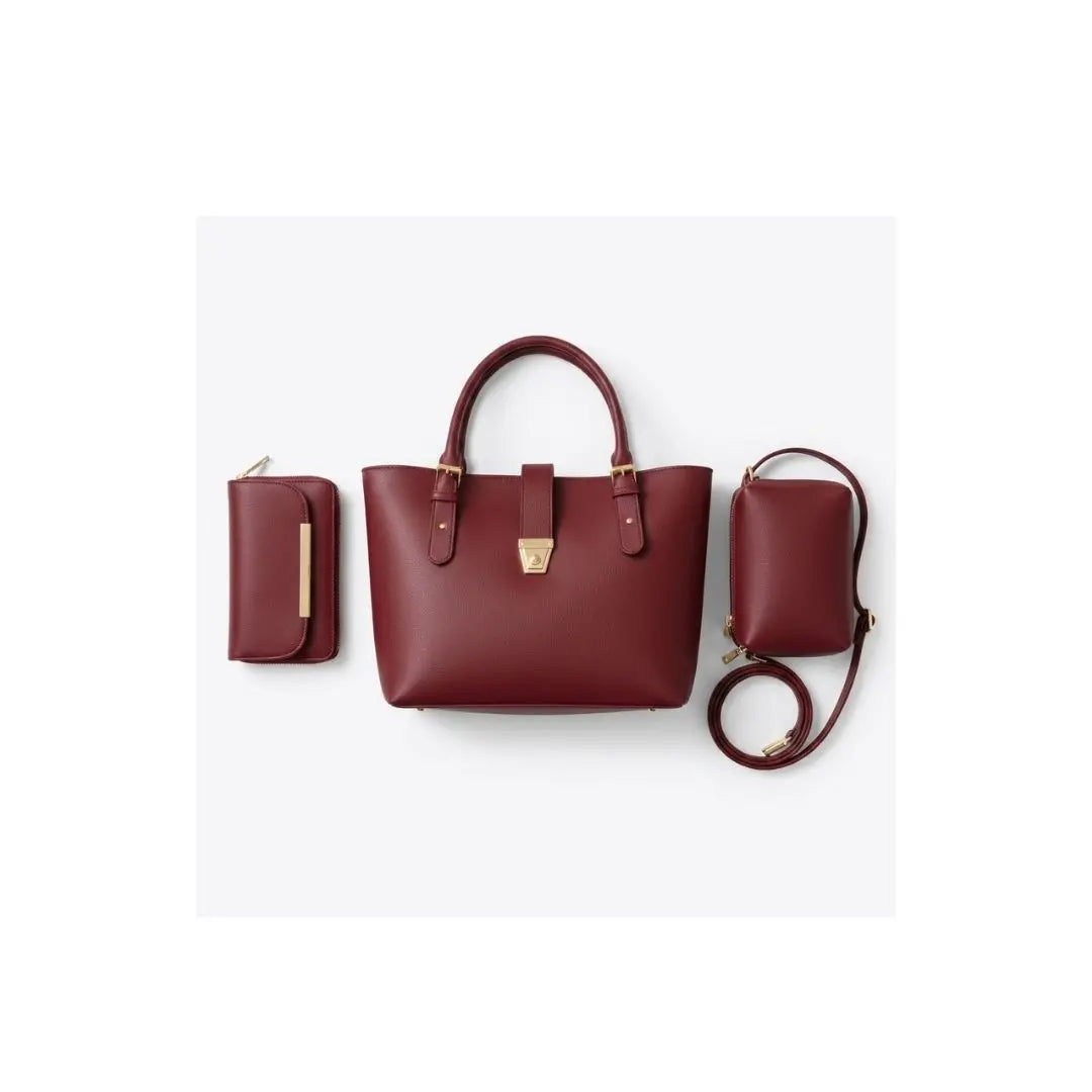Noir Belle Luxe Handbag Set