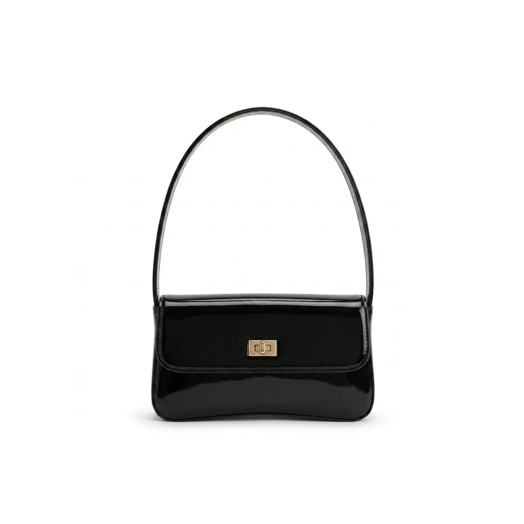 Ruby Eclat Patent Top Handle Bag