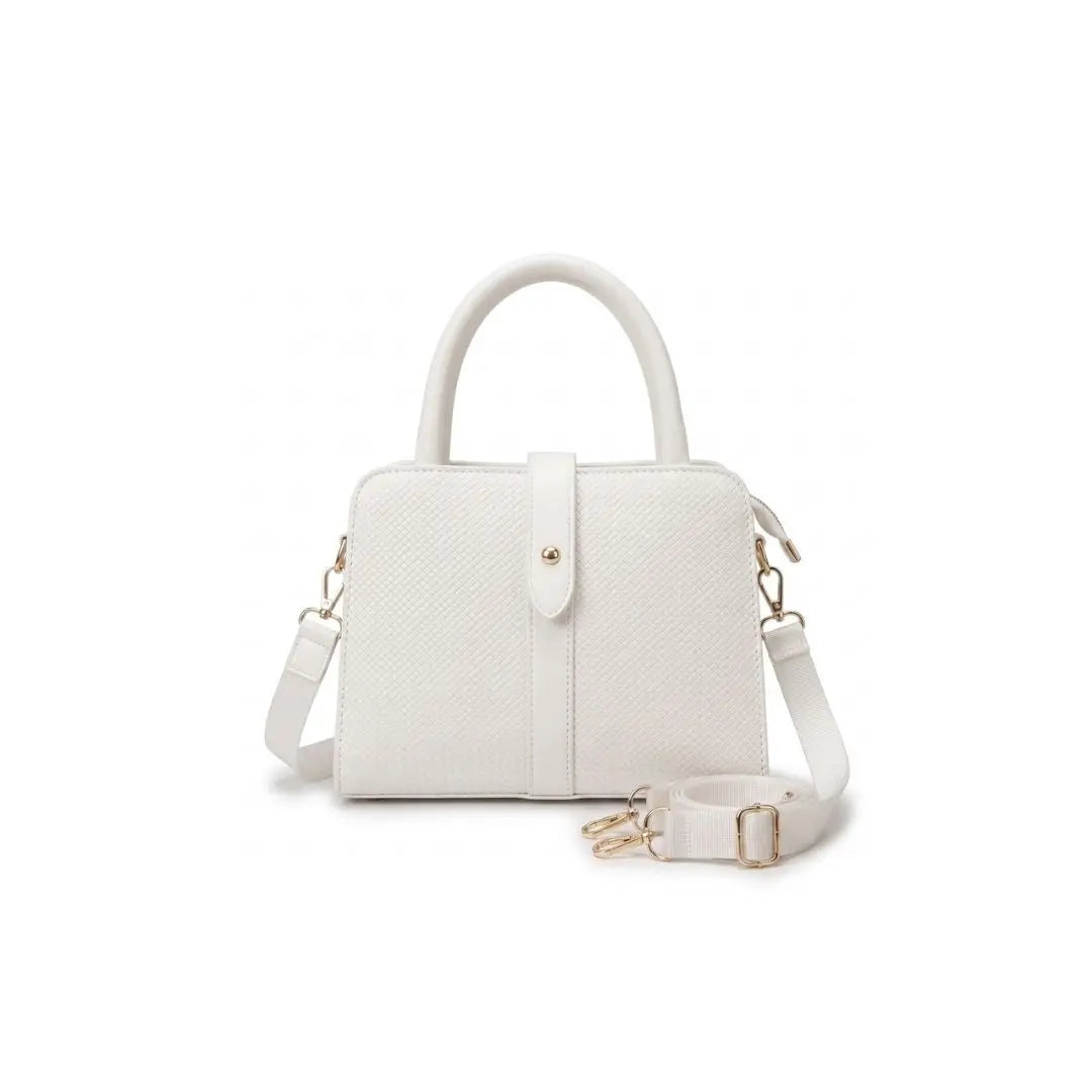 Sienna Luxe Structured Top Handle Handbag
