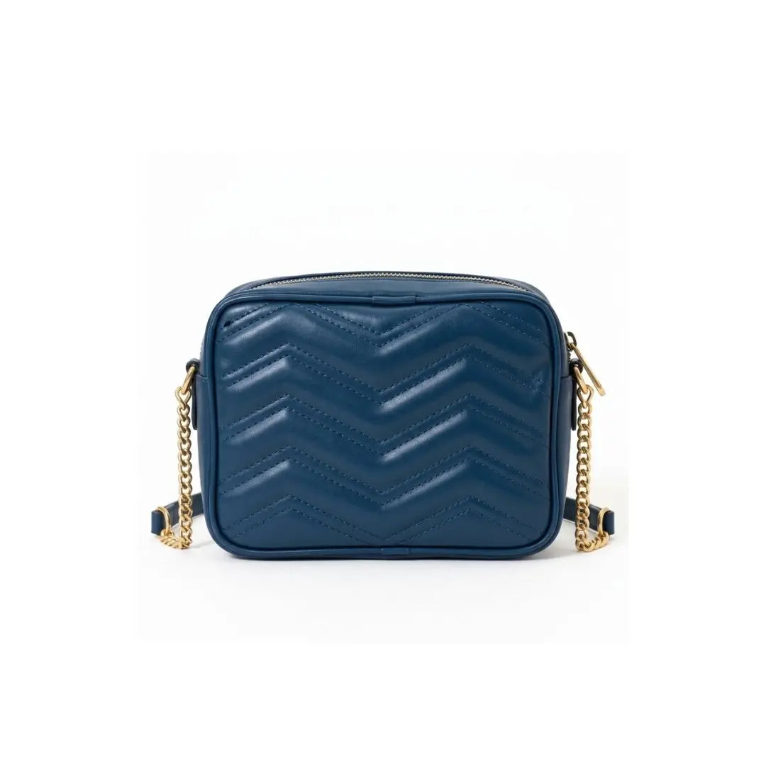 Luna Luxe Quilted Chain Crossbody Bag